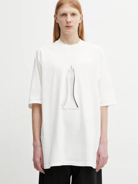 T-shirt Rick Owens DRKSHDW Jumbo Ss T-Shirt Milk/ Black L μπεζ