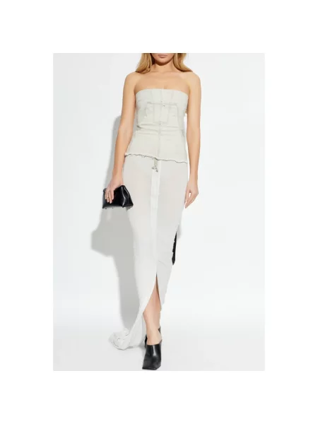 Długa spódnica maxi Rick Owens szara
