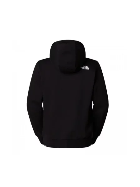 The North Face bluza Simple Dome Hoodie z kapturem z nadrukiem czarny
