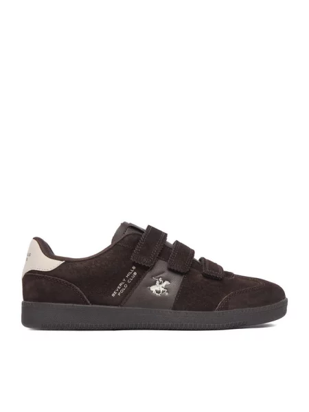 Sneakersy Beverly Hills Polo Club brązowe