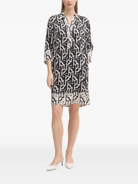 Rochie mini Marc Aurel cu imagine negru
