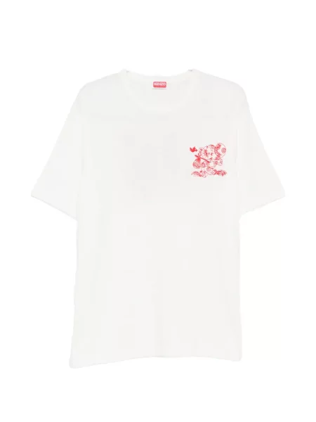 Tricou Kenzo cu imagine alb