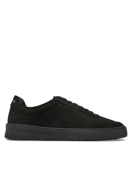 Велурени маратонки Filling Pieces Mondo Ripple Nubuck черно