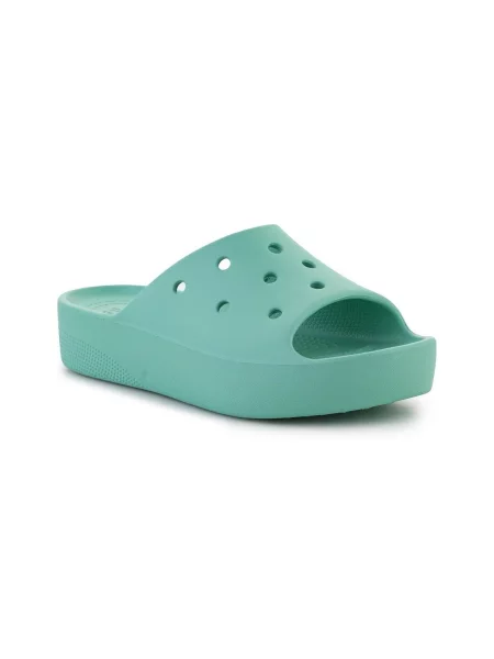 Natikače Crocs s platformom zelena