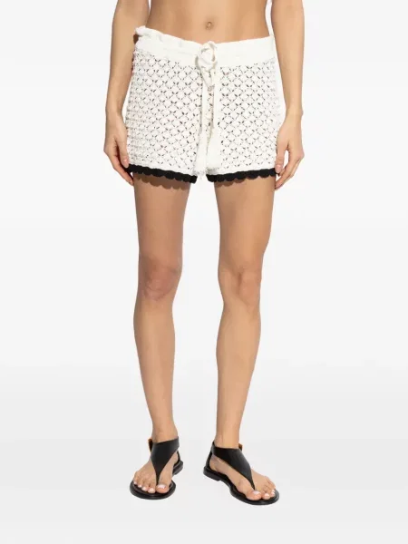 Megztos šortai Akep balta