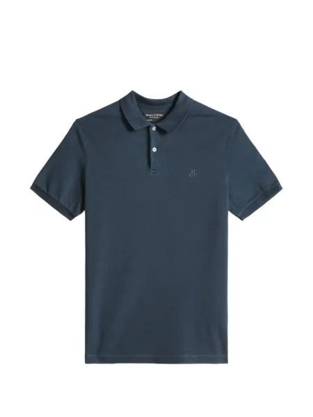 Tricou polo Marc O'polo cu broderie albastru