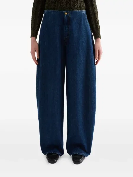 Ușor blugi cu picior larg Jil Sander albastru