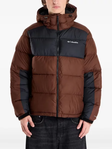 Geacă Columbia cu glugă maro