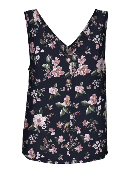 VERO MODA Bluză BUMPY bleumarin / verde / roz alb