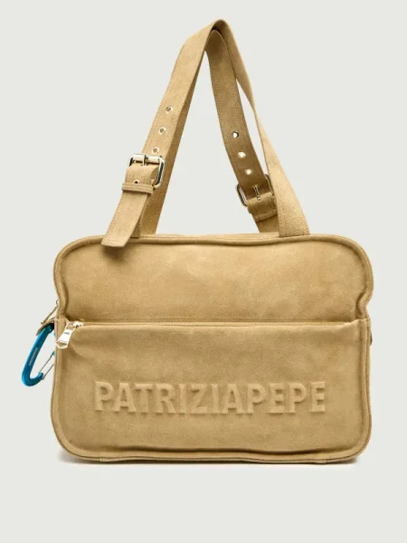 Táska Patrizia Pepe bézs