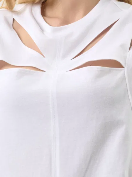 Футболка Elisabetta Franchi біла