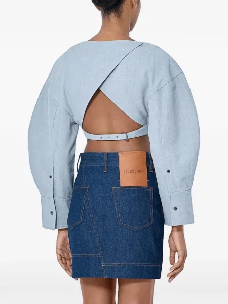 Top Jacquemus gri