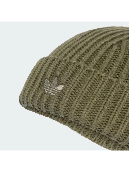 Kapelusz adidas Fisherman Short Beanie Olive Strata/ Semi Lucid Fuchsia M oliwkowa
