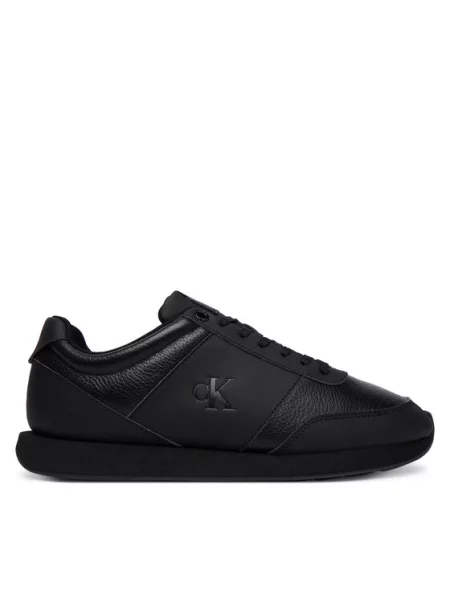 Calvin Klein Αθλητικά Retro Run Lace Band Tmb Lth Mix μαύρο