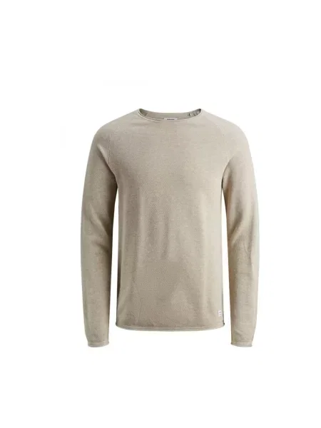 Jack & Jones Sweter Hill beżowy