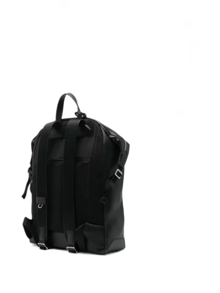 Rucsac Paul Smith din piele cu dungi negru