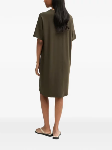 Scurt rochie mini Marc O'polo cu decolteu rotund verde