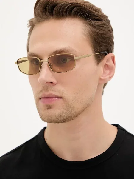 Jacquemus ochelari de soare SERA auriu