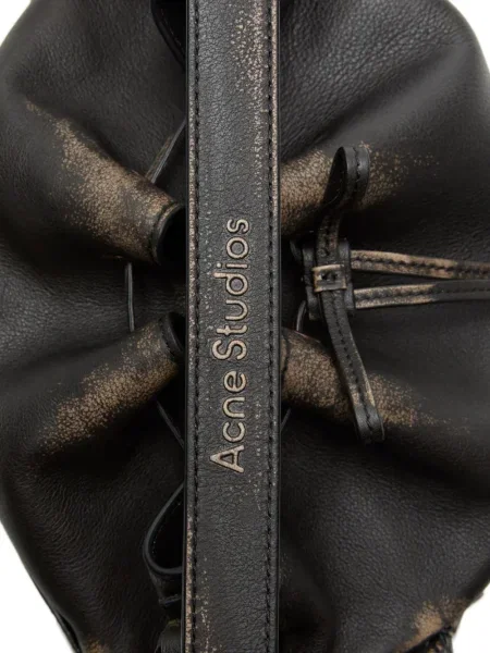 Șnur de strângere geantă de mână Acne Studios maro