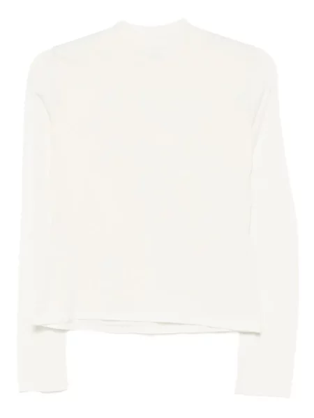 Tricou Max Mara de mătase lung alb