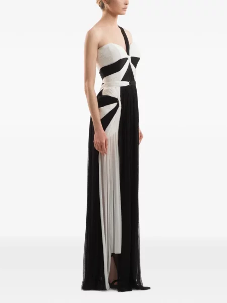 Rochie maxi Imroska cu un umăr gol negru