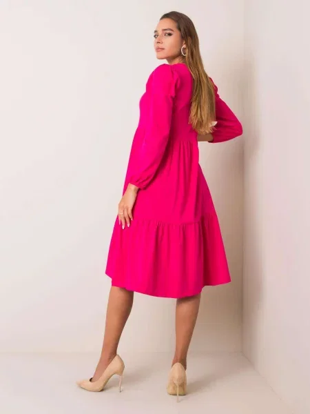 Oblekové šaty Rue Paris fuchsia