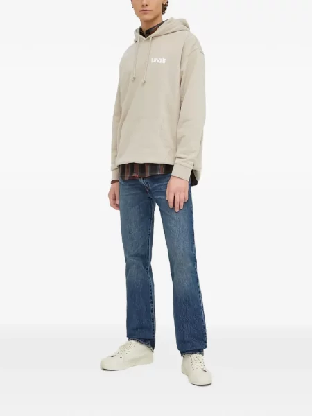 Scurt reversibil tricou Levi's® cu imagine negru