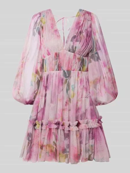 Sukienka koktajlowa ze stopniowaniem Lace & Beads