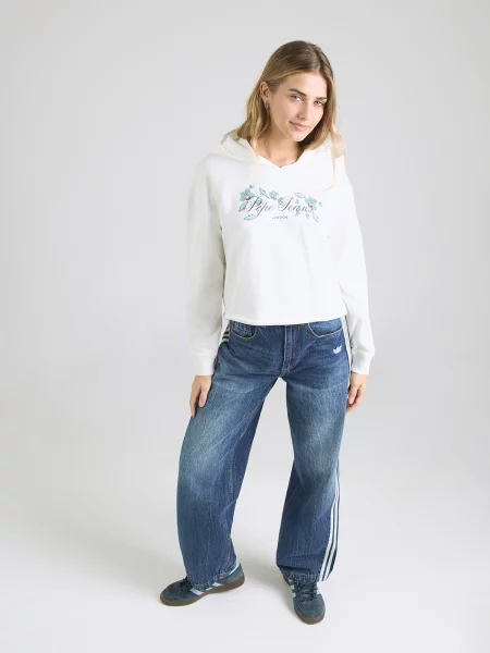 Geacă de blugi Pepe Jeans alb