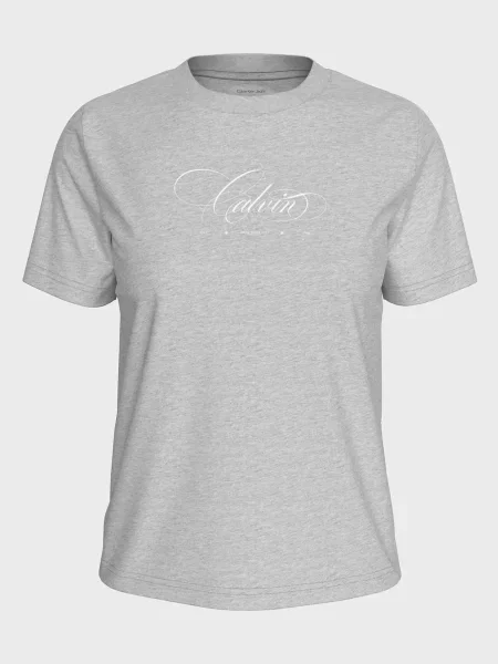 Класична футболка Calvin Klein Jeans сіра