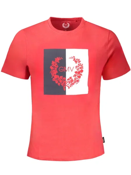 Tricou Gian Marco Venturi scurt roșu