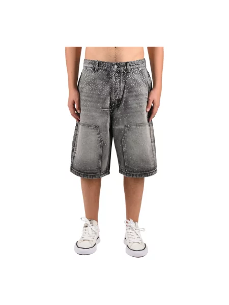 Szorty jeansowe Ksubi szare