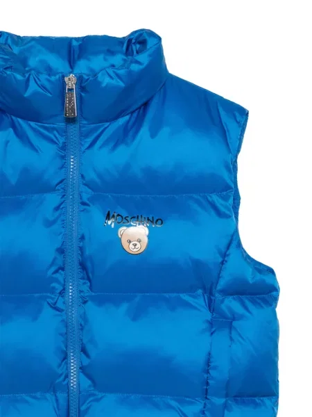 Kamizelka dziecięca Moschino niebieska