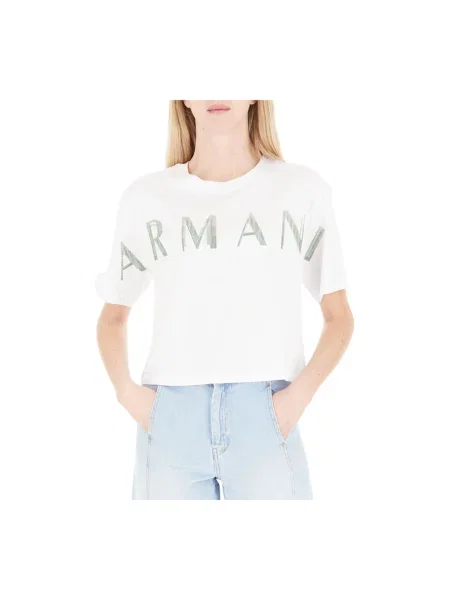 Koszulka Armani Exchange biała