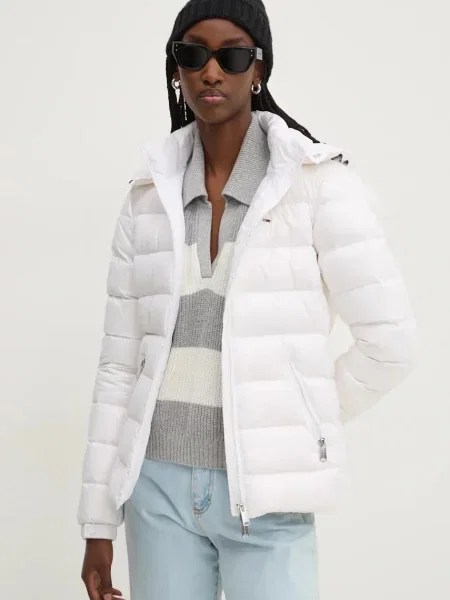 Tommy Jeans kurtka puchowa zimowa biały