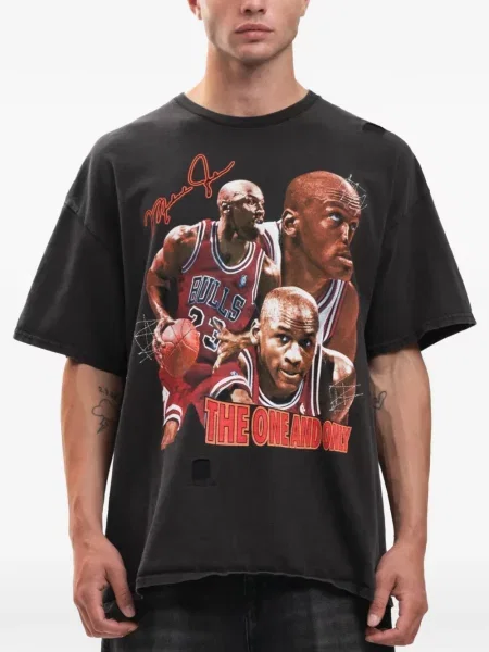 Tricou Domrebel cu imagine negru
