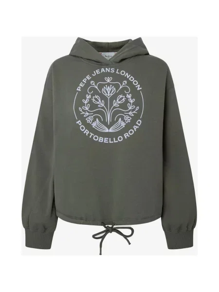Bluza z kapturem Pepe Jeans Haria khaki XS zielona