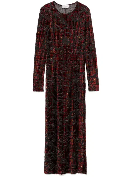 Sukienka midi Pierre Louis Mascia do kolan garniturowa czarna