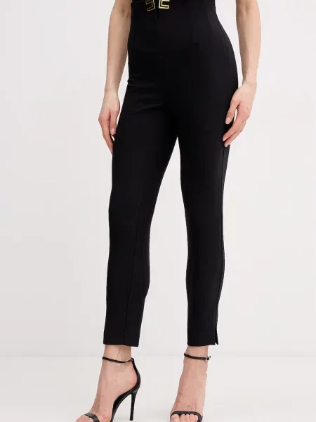Elisabetta Franchi spodnie carrot czarne