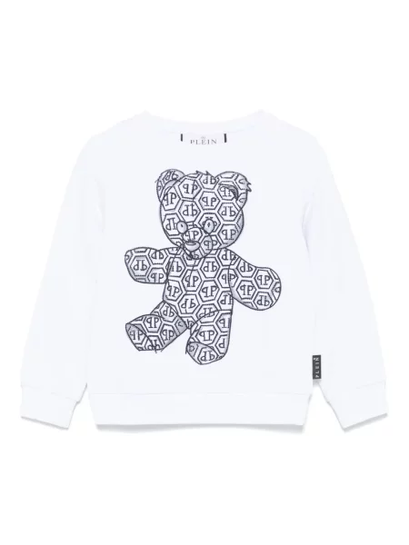 Bluza dziecięca Philipp Plein biała