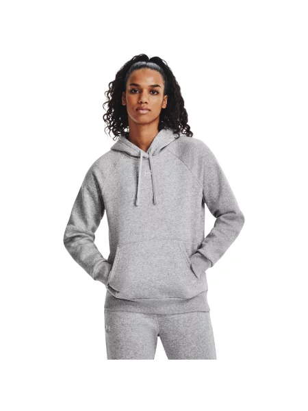 Суитшърт Under Armour Rival Fleece Hoodie Mod Gray Light Heather XS сиво