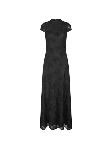 Rochie maxi Rotate Birger Christensen plasă negru