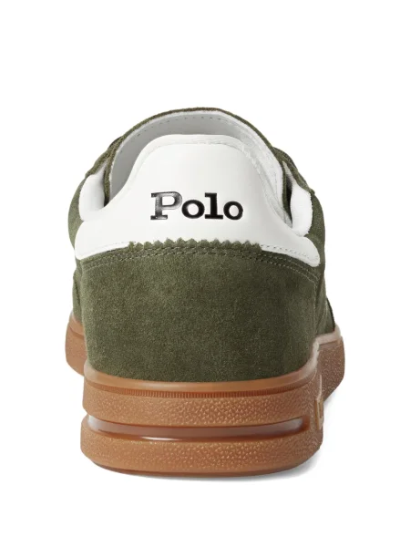 Șapcă Polo Ralph Lauren din fleece cu dungi cu volane albastru