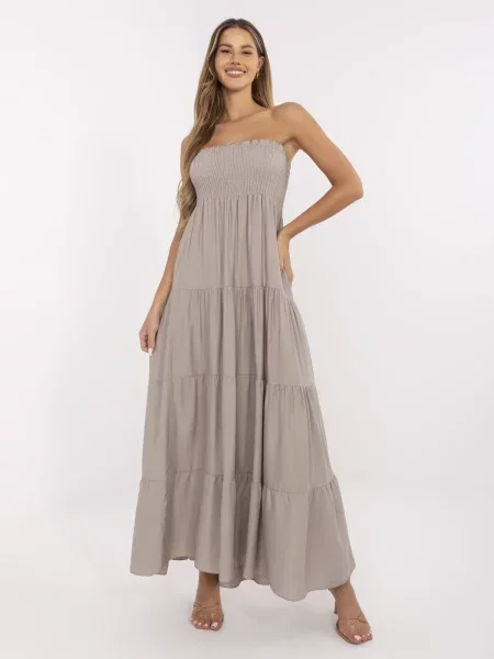 Odgovarati haljina Italy Moda bež