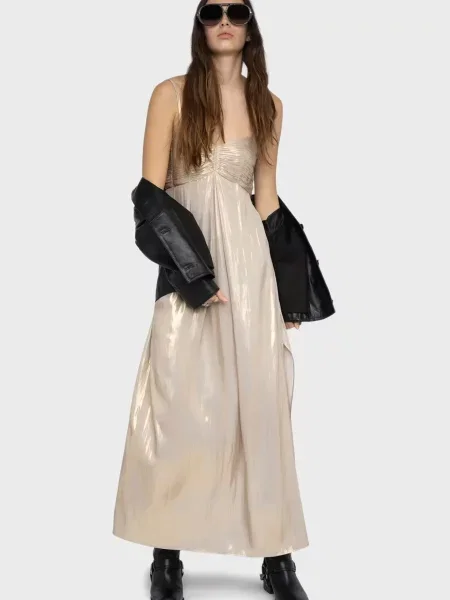 Платье Zadig&voltaire золотое