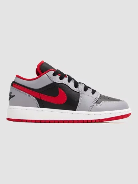 Кросівки Jordan Air Jordan 1 Low Gs шкіра/штучна шкіра сірий