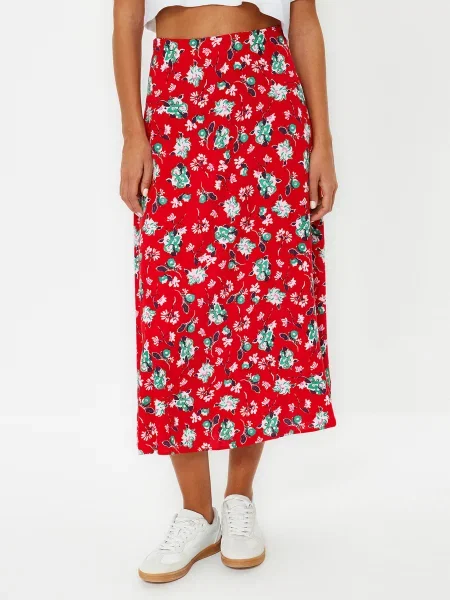 Trendyol Спідниця максі червоний