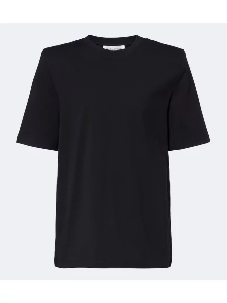 Tricou The Frankie Shop din jerseu negru
