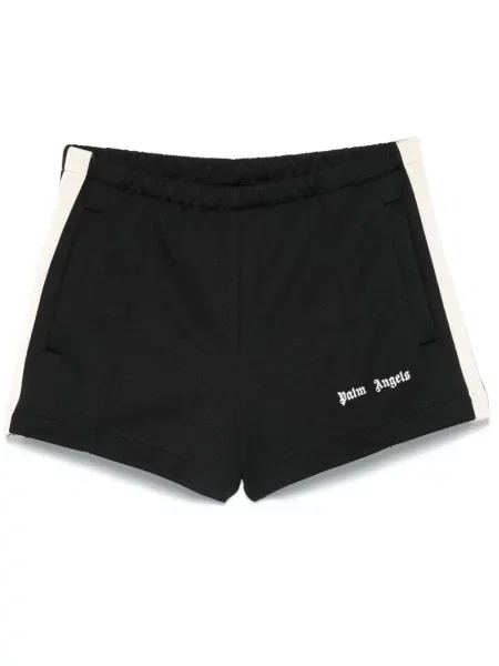 Pantaloni scurți Palm Angels cu broderie negru