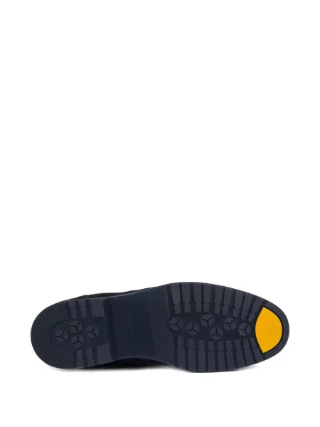 Botine Doucal's din piele de căprioară slip-on albastru